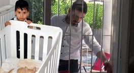 ¡Entró en la casa a través de la ventana abierta! Paisaje sorprendente en la cuna del bebé