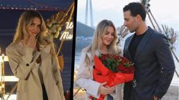 Esra Erol'un kardeşi Eda Erol evlilik yolunda ilk adımı attı! 'Milyon kez evet'