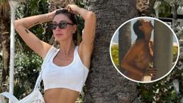 Şeyma Subaşı'ndan iddialı hareket! Üstsüz denize girdi