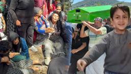 7 yaşındaki Cumali’ye acı veda! Annenin feryadı yürekleri dağladı