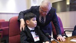 Bakan Güler, şehit ve gazi çocuklarıyla bir araya geldi