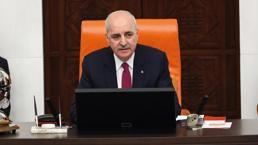 El orador de la Asamblea Kurtulmuş dio una recepción debido al 23 de abril