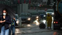 Último minuto | Meteorología advirtió! 'Super Cell' golpeó a Ankara! Los caminos de repente se volvieron hacia el lago