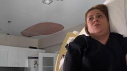 İstanbul'da şoke eden olay! Ütü yapan kadının başına tavan düştü