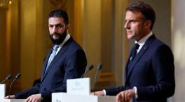 Último minuto: la primera visita de Europa de şara a Francia! Reacción siria de Macron a Israel