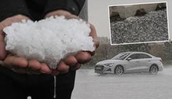 ¡Lleno del tamaño de una mármol en mayo! Presionó en Ankara a la vez: Informe meteorológico de la meteorología