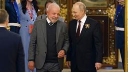 El presidente ruso Putin se reunió con la homólogo brasileño Lula da Silva