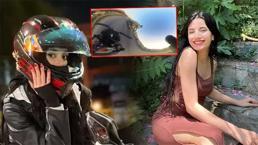 Fenomen motorcu Saniye'nin ölüme gidişi kask kamerasında