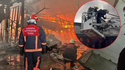 ¡El fuego asustado en la fábrica de aplastamiento de la avellana! 2 bomberos sobrevivieron a peligro