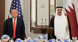Trump habló en Qatar: Deseo la paz para la región