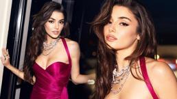 Hande Erçel iddialı pozlarıyla Cannes'ı yaktı geçti!
