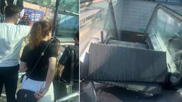 İstanbul'da metro istasyonunda yürüyen merdiven kırıldı! Vatandaşlar panik yaşadı