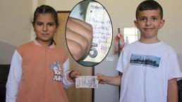 İlkokul öğrencisi kantinden aldığı 5 liranın üstündeki notu gördü! Herkes seferber oldu