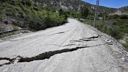Erzurum'da toprak kayması sonrası jeoteknik çalışmalara başlandı