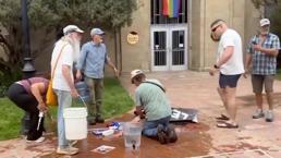 ABD’de yapılan İsrailli esirlere destek yürüyüşüne saldırı: Çok sayıda kişi yaralandı