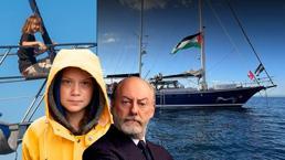 Gazze yolundaki ünlü isimlere tehdit: 'Umarım yüzme biliyorlardır'