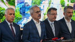 Ministro Uroğlu en Trabzon, donde se experimenta el desastre de la inundación:
