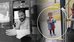 Kayseri'de otobüs şoförü kaydetti: O kadar tatlı ki; servetini istese verirsin