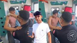 Toque mágico del trabajador de la salud: