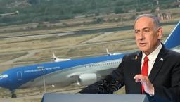 ¡El país donde se ve el avión de Netanyahu! 