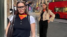 Fahriye Evcen Londra'dan peş peşe paylaştı! Şehrin altını üstüne getirdi