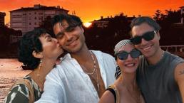 Birce Akalay ile Hakan Kurtaş aşka geldi! Romantik poza beğeni yağdı