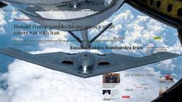 Bombardeando a Irán en la prensa mundial: