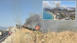 Fuego forestal en dos ciudades