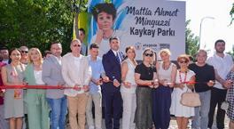 Ataşehir'de Mattia Ahmet Minguzzi kaykay pisti açıldı