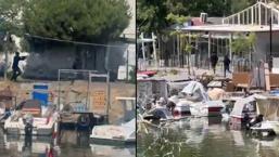 Conflicto armado en Küçükçekmece! Hay gente herida