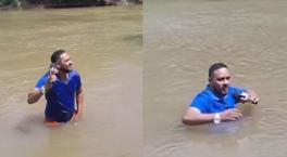 Canlı yayında kan donduran anlar: Kayıp kızın haberini yaparken cansız bedenine bastı!