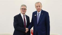 Cumhurbaşkanı Erdoğan, İngiltere Başbakanı Starmer ile görüştü