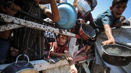 Tüm dünya için utanç tablosu! Gazze'de 1 milyondan fazla çocuk açlıktan ölmek üzere