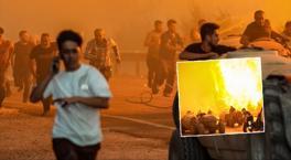 Último minuto ... ¡nuestros pulmones están ardiendo! Las llamas se acercaron a los asentamientos en Bursa