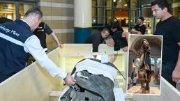 La estatua de Marcus Aurelius en la Biblioteca Nacional Presidencial después de 65 años