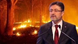 ¡El Ministro Yumaklı anunció! El fuego forestal en Bursa fue controlado
