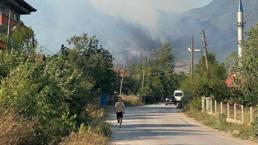 Fuego forestal, que emerge en 4 puntos diferentes en Bartın, bajo control