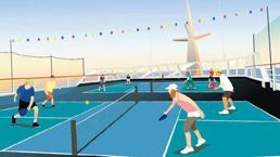 Deniz, kum, raket: Tatili sporla birleştirmek