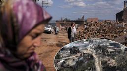 Los habitantes de la aldea, que se rindieron a las llamas en çanakkale, hablaron: la mitad de nuestro pueblo quemó