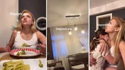 Balıkesir'deki depreme yemek masasında yakalandılar! Telefona gelen bildirimi ve deprem anını kaydettiler