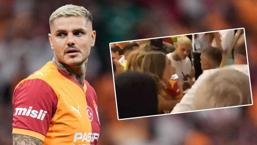 Galatasaray'da Icardi'nin görüntüsü olay oldu! Çok sinirlendi, taraftarla tartıştı