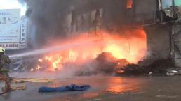 Son dakika... Bağcılar, İSTOÇ'ta iş yerinde yangın