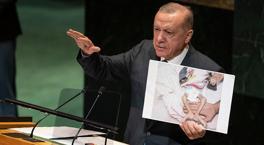 İşte Erdoğan'ın BM'de gösterdiği fotoğraflar