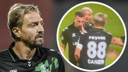 Caner Erkin çılgına döndü! Takım arkadaşına tokat attı