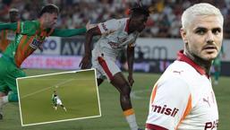 Galatasaray'da Wilfried Singo'dan müthiş asist! Mauro Icardi yine boş geçmedi