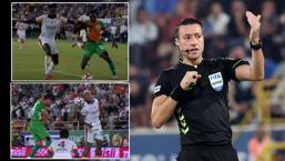 Galatasaray'ın golü öncesi ihlal tartışması! Eski hakemler pozisyonları yorumladı