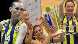 Fenerbahçe'de Eda Erdem Dündar'dan kupa törenine damga vuran hareket!