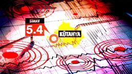 Kütahya'da 5.4 büyüklüğünde deprem! İstanbul, Bursa, İzmir'den hissedildi
