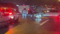 TEM'de 17 araç birbirine girdi