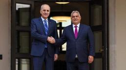 TBMM Başkanı Kurtulmuş Budapeşte'de Macaristan Başbakanı Orban ile bir araya geldi